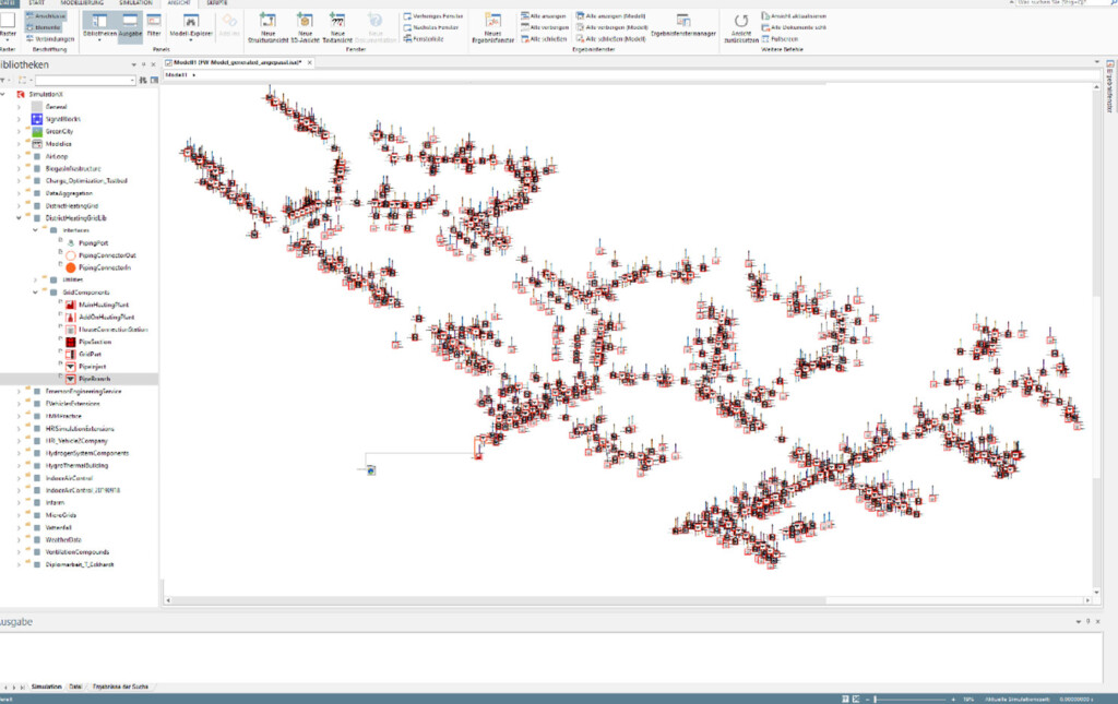 Netzmodell in SimulationX Netzmodell in SimulationX